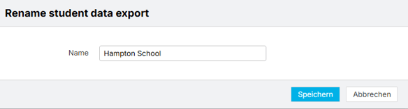 Rename data student export 
