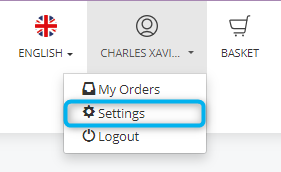 UK customers self-delete option in shop settings