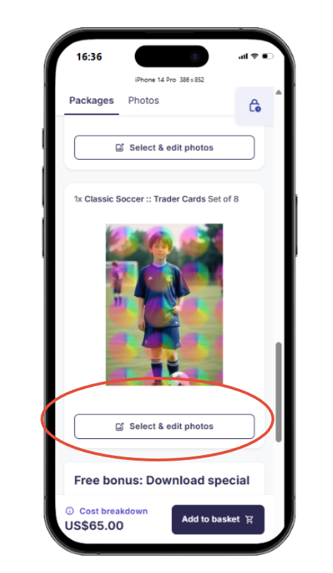 Custom text entry for personalized products