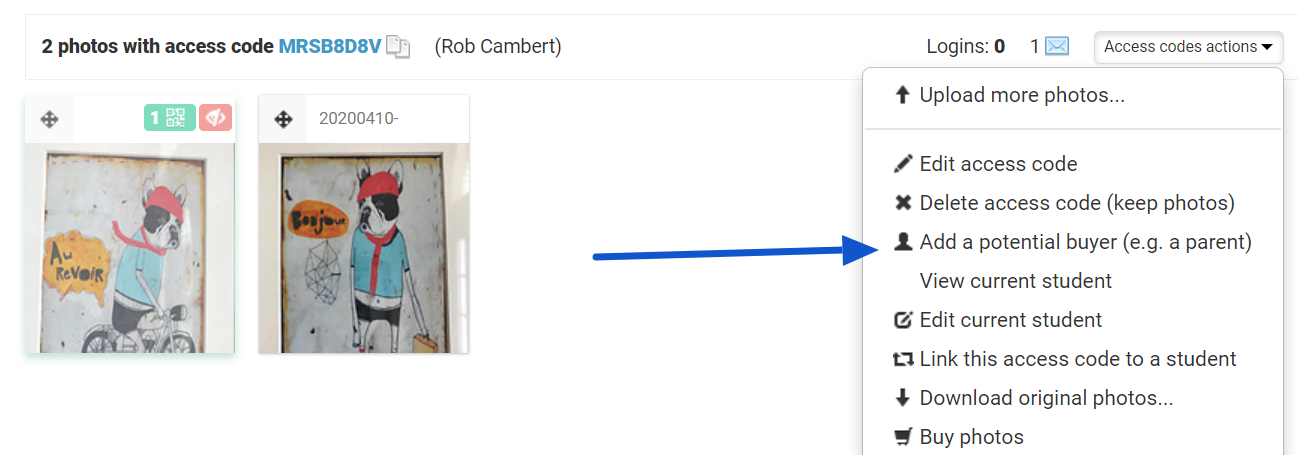 Testing workflow example showing sample job setup.