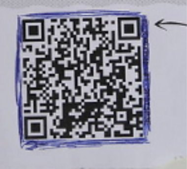 No white border around QR code