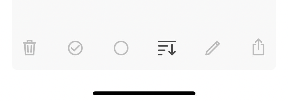 Entagged app sorting icon and menu
