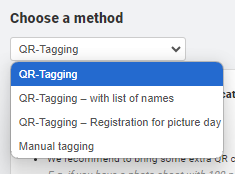 Registration list view showing duplicate subjects before merging.