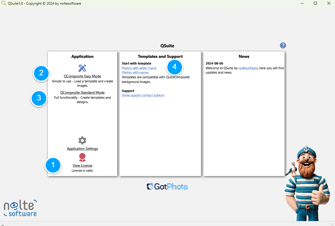 QComposite project layout preview