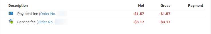 Example showing GotPhoto fee rounding from four decimal places to two decimals