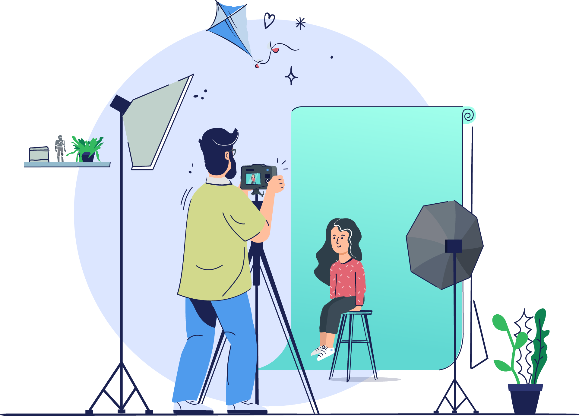 Photographer using GotPhoto tagging methods for photo sorting